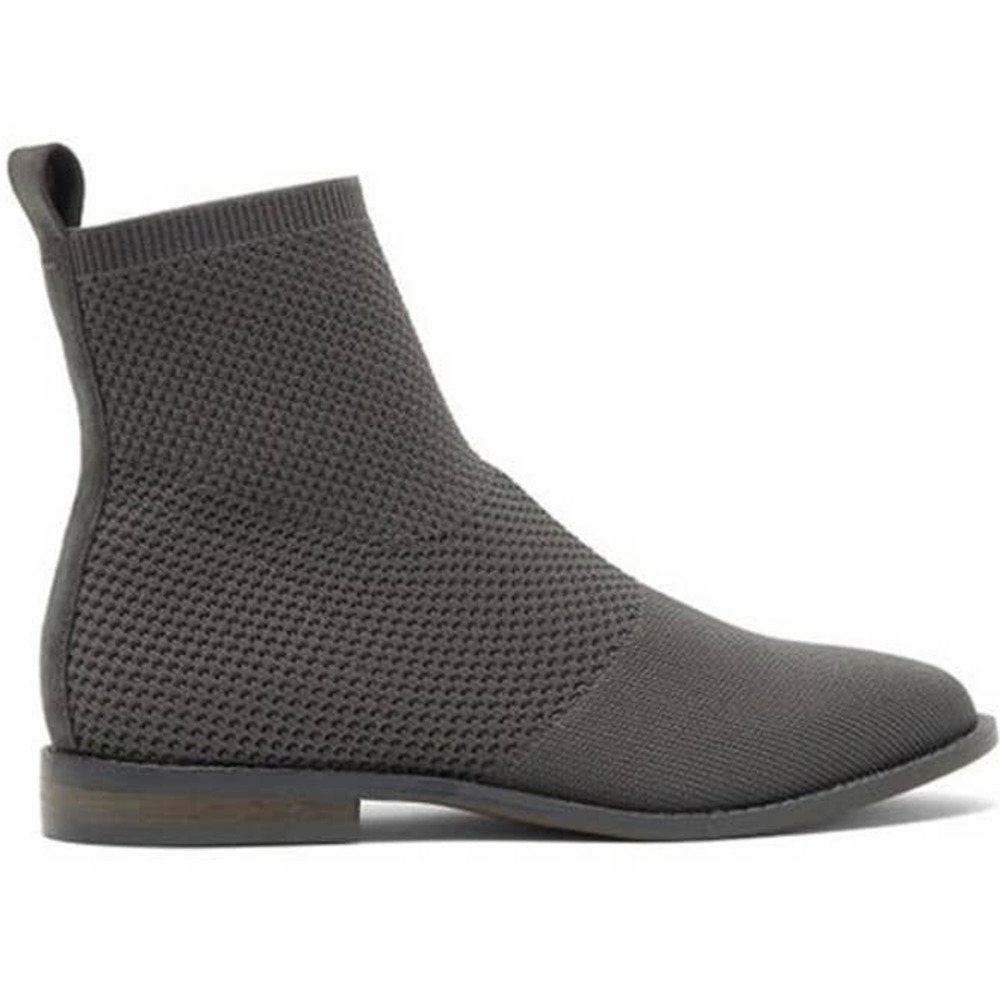 Eileen Fisher NWOB Jude Recycled Stretch Knit Bootie Gray Size 5.5 Pull-On